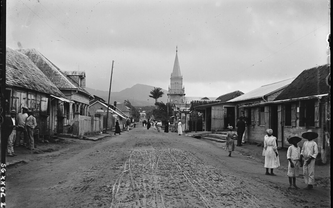 Morne-Rouge na Martynice w 1899 roku