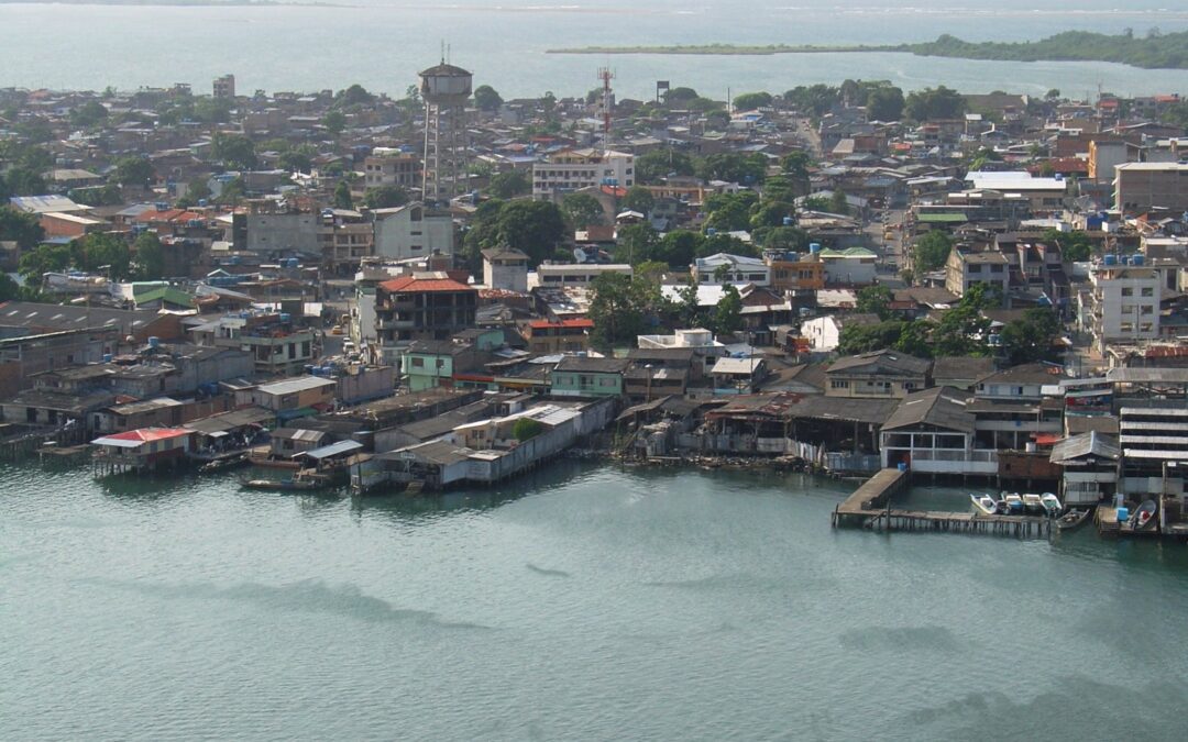 Tumaco z lotu ptaka